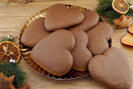Honiglebkuchenherzen Vollmilch 10er
