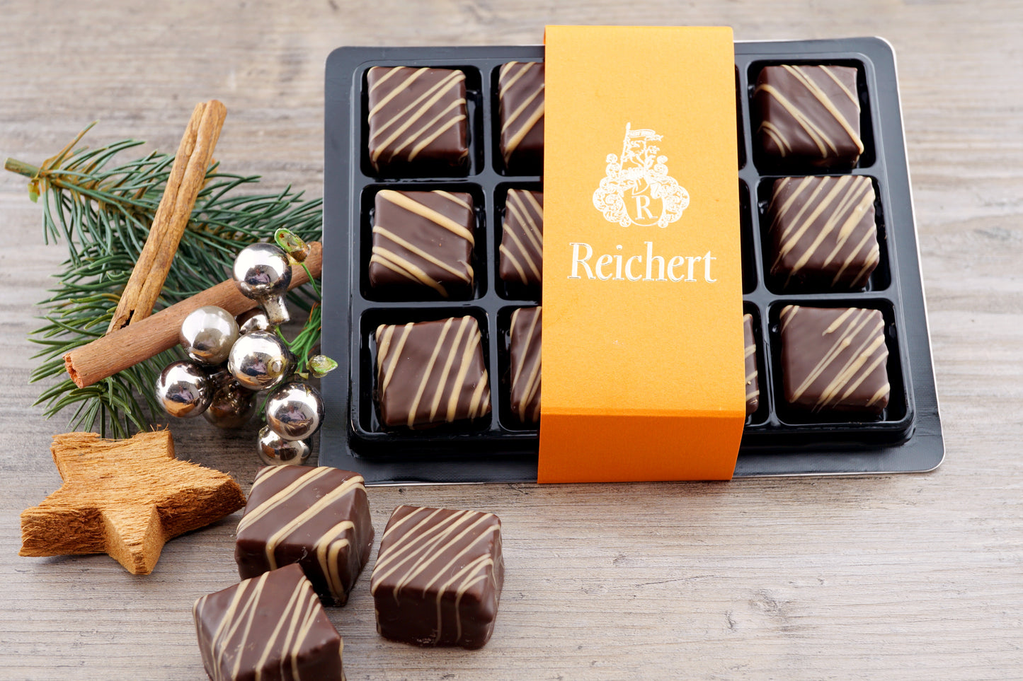 Dominosteine Orange - 12 Stück