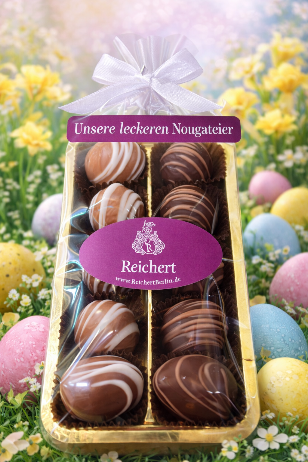 Nougat Eier Mischung