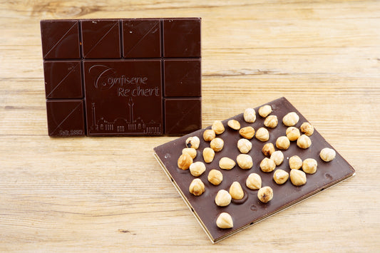 Tafelschokolade Haselnuss Zartbitter 95g